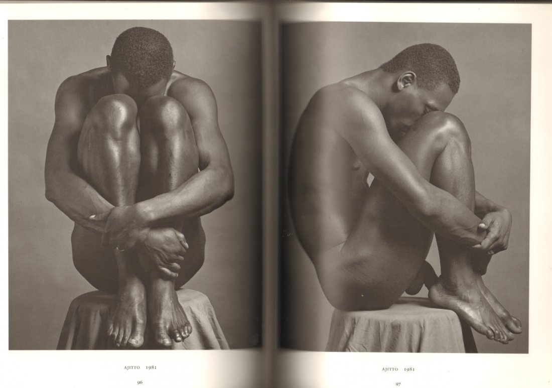 Nude Photo: Nude photo from a book of Robert Mapplethorpe. Dimensions 9 1/2 in., 12 in.
