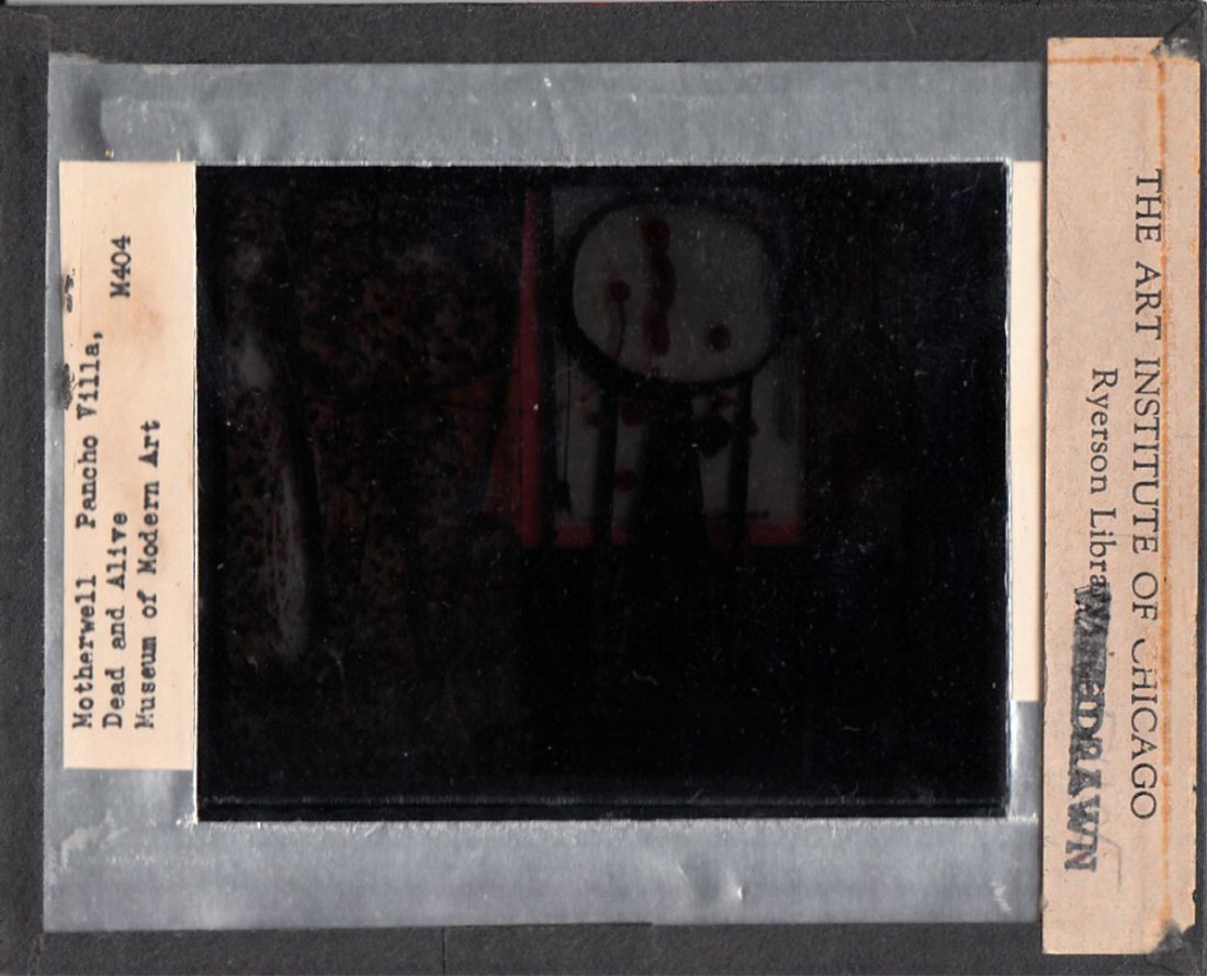 Magic Lantern Glass Slide Photo of "Pancho Villa": Magic Lantern Glass Slide Photo of "Pancho Villa, Dead And Alive," attributed to Robert Motherwell. Dimensions 3 1/4 in., 4 in.