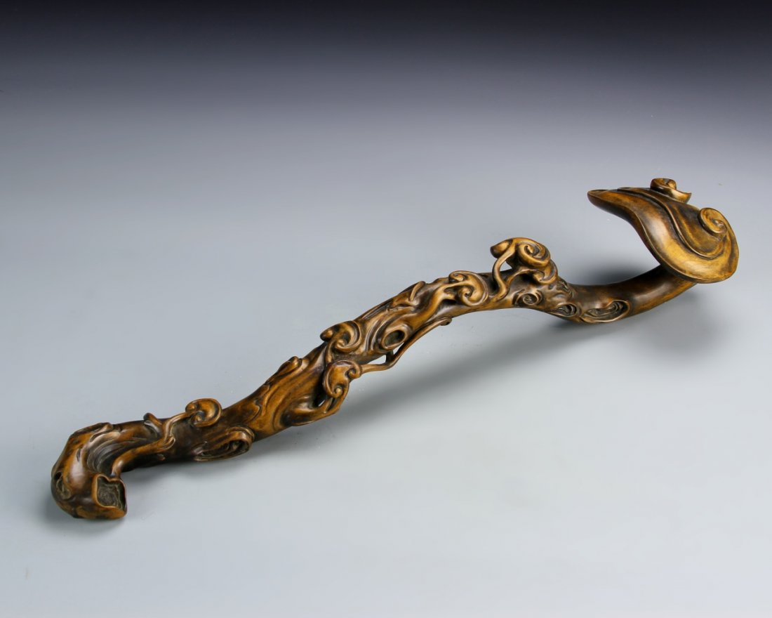 Chinese Boxwood Ruyi Scepter (1 of 4)
