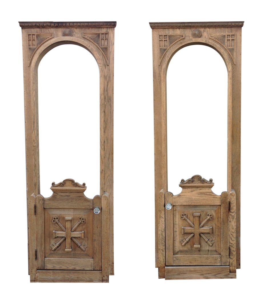 American Gothic Revival Oak Doors (1 of 3)