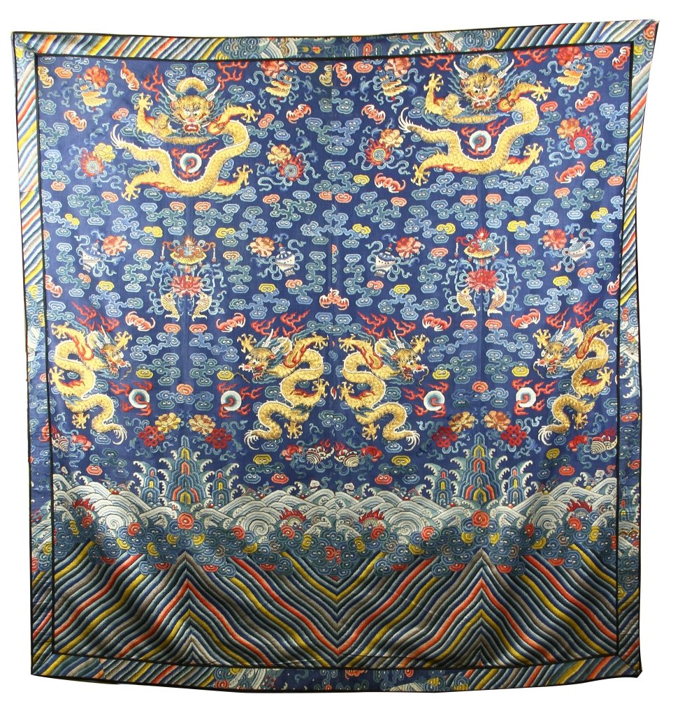 Chinese Silk Embroidery Dragon Panel (1 of 6)