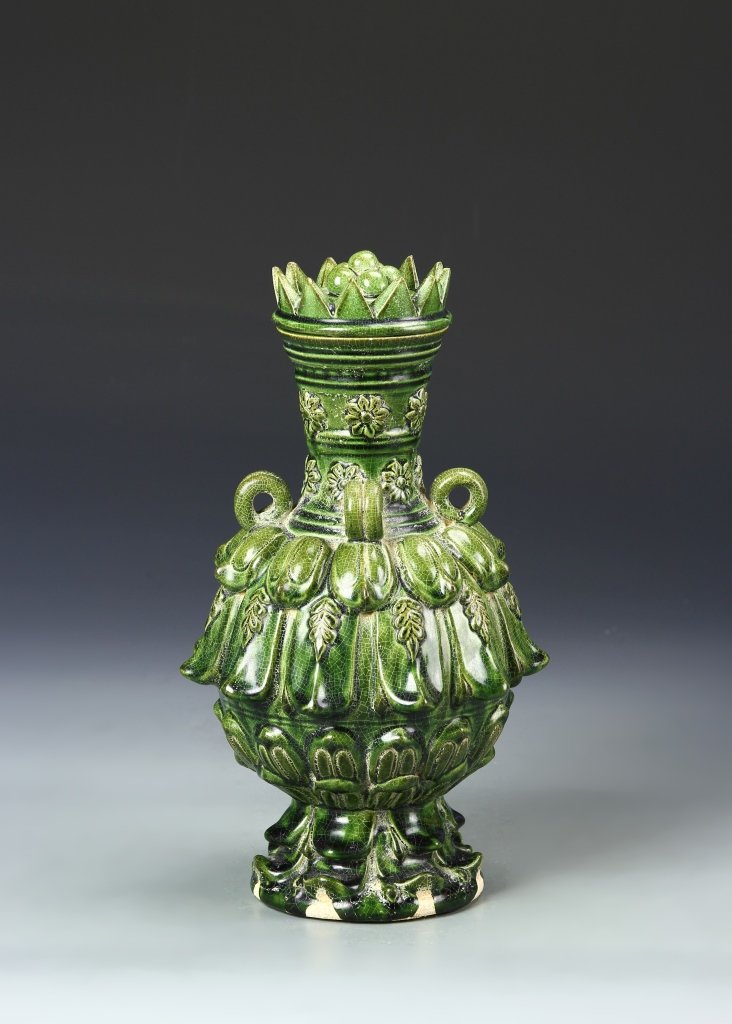 Chinese Green Lotus Vase (1 of 5)