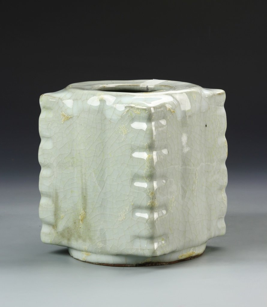 Chinese Celadon Cong Vase (1 of 5)