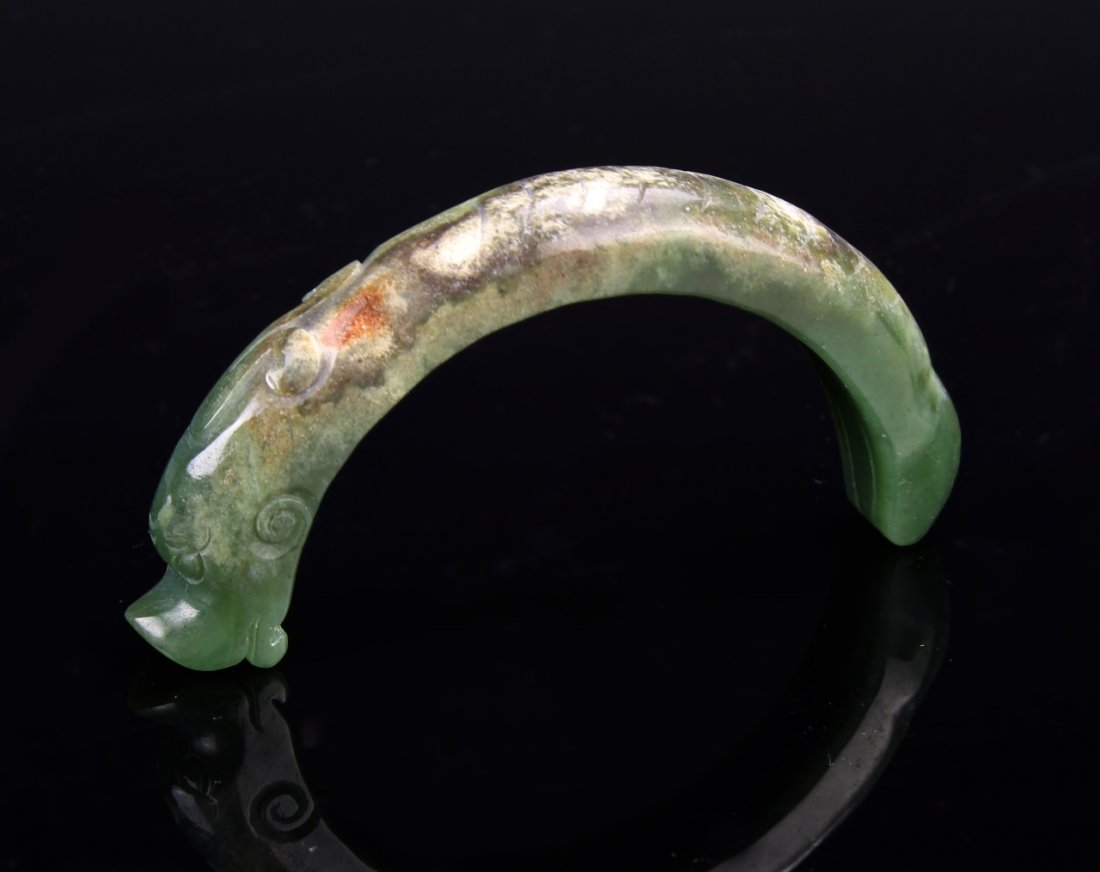 Chinese Green Jade Dragon (1 of 3)