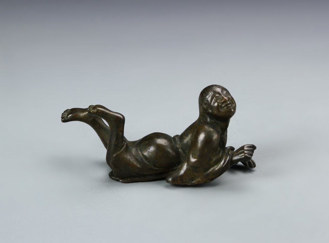 Chinese Bronze Brush Rest (1 of 3)