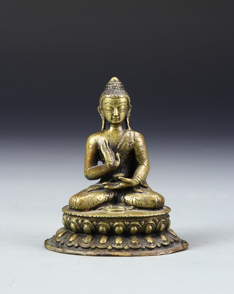 Chinese Tibetan Bronze Buddha (1 of 4)
