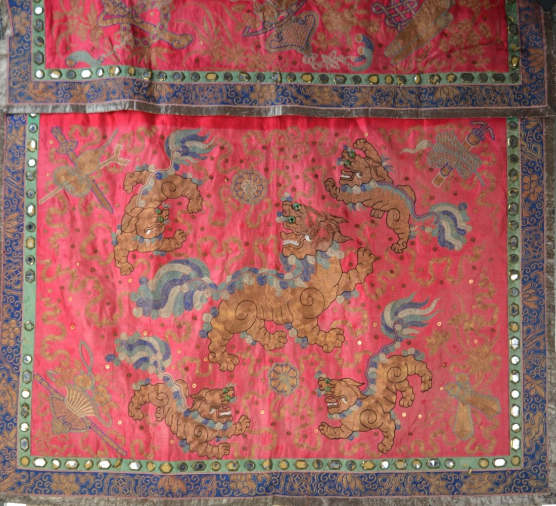 Chinese Silk Embroidery Panel (1 of 2)