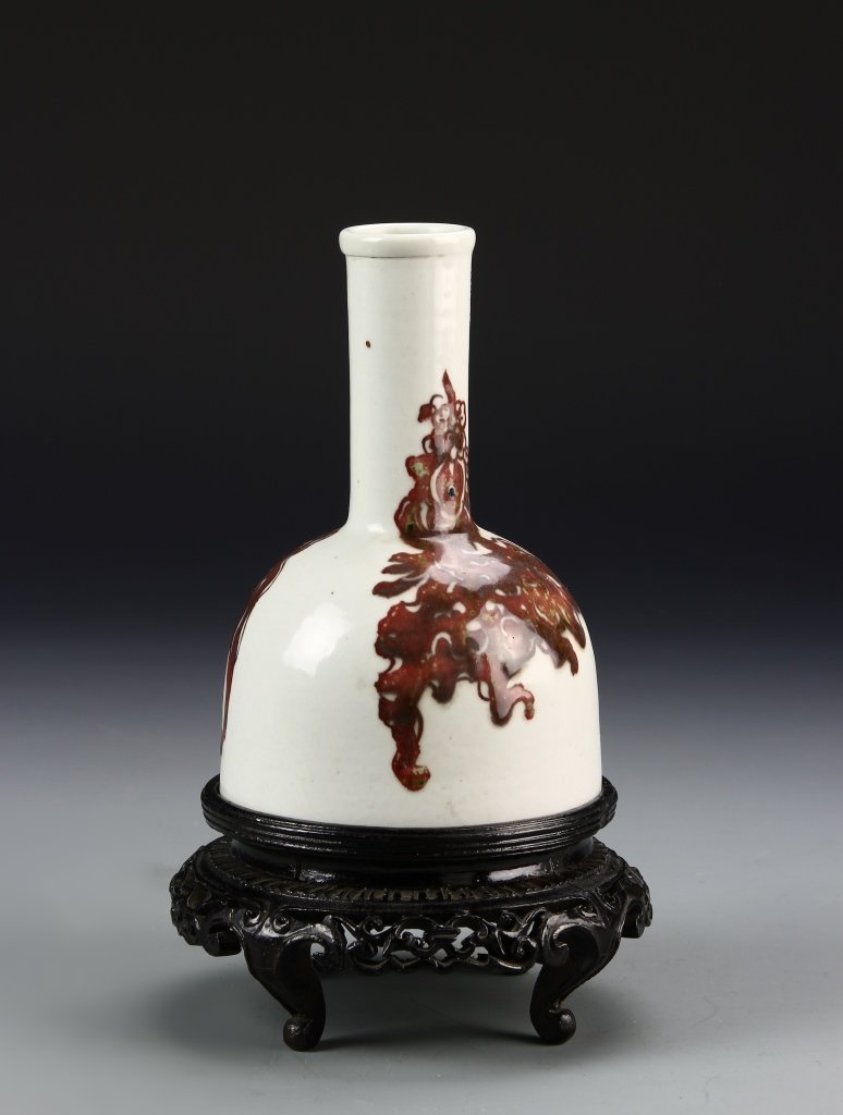 Chinese Copper Red Bell Vase (1 of 9)
