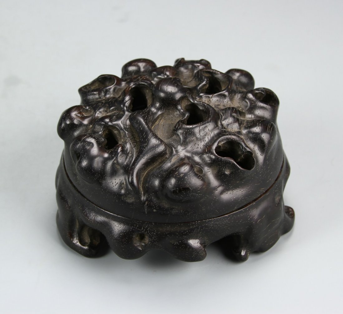 Chinese Zitan Ink Box (1 of 3)