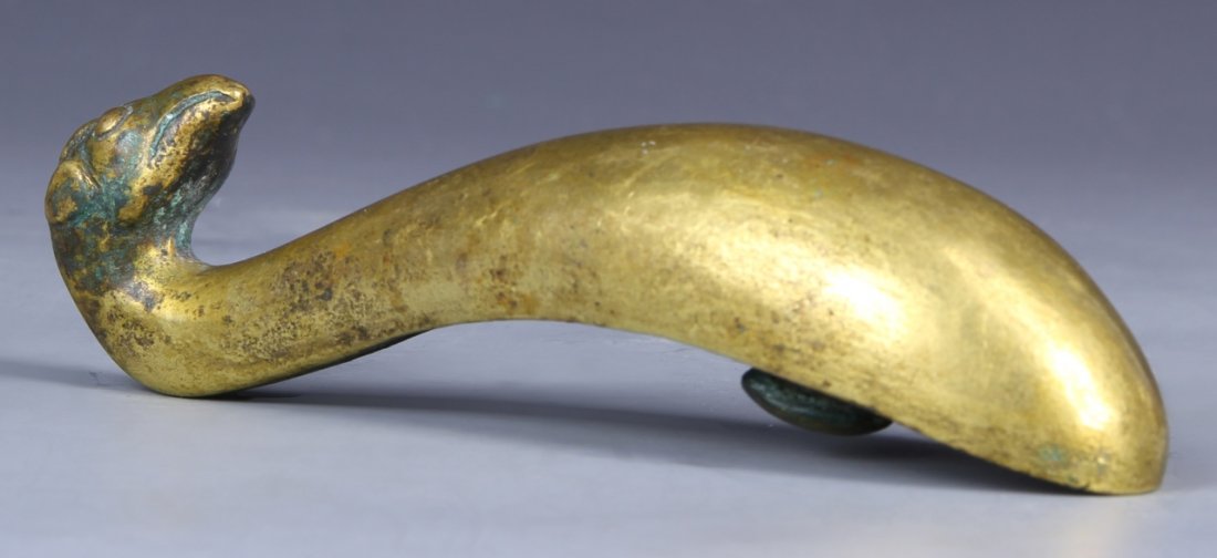 Chinese Gilt Bronze Belt Hook (1 of 3)