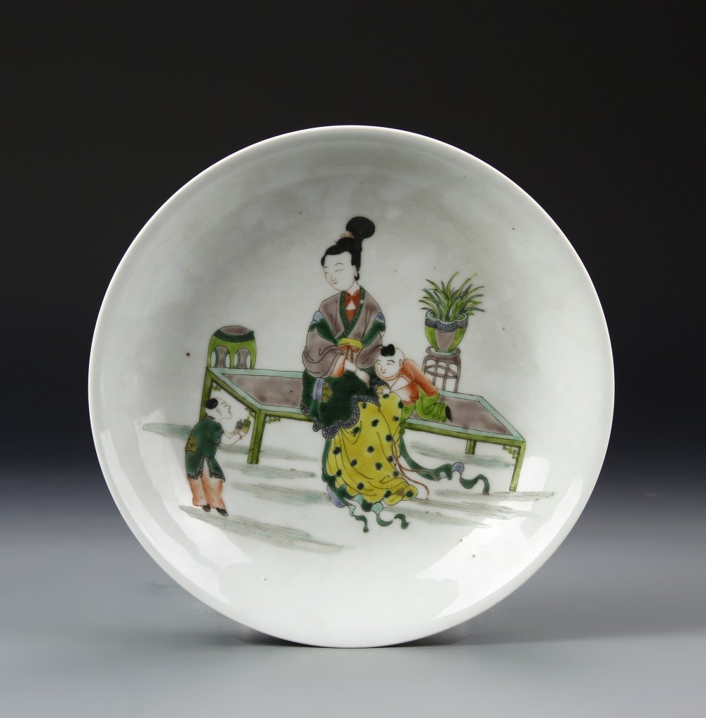 Chinese Wucai Plate (1 of 4)