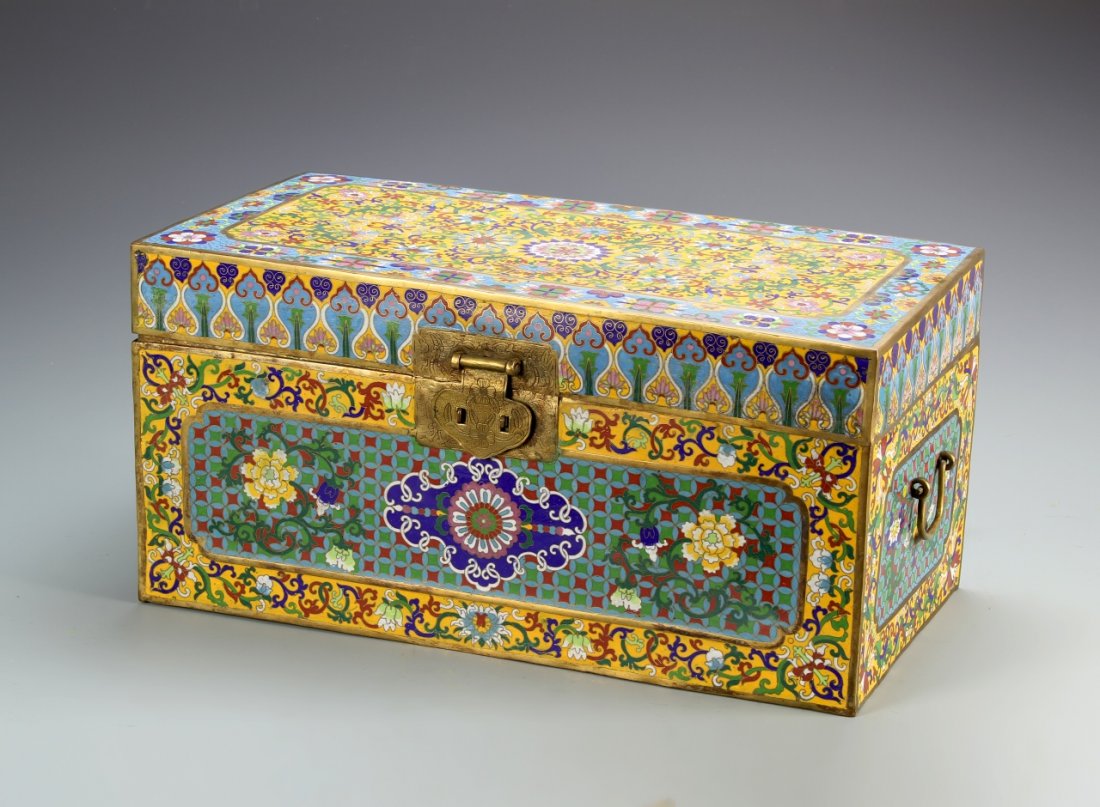 Chinese Scholar Cloisonne Box (1 of 10)