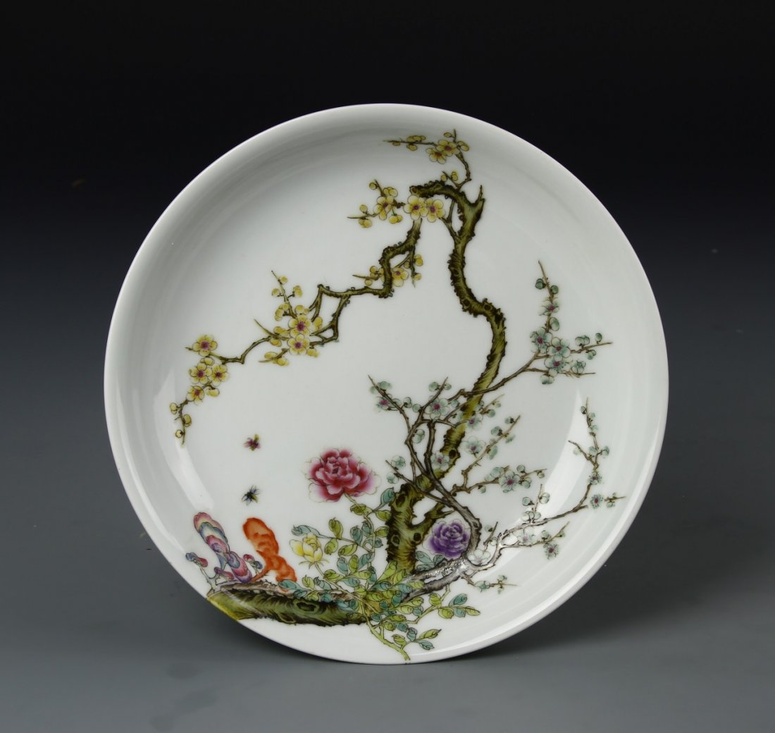 Chinese Famille Rose Plate (1 of 4)