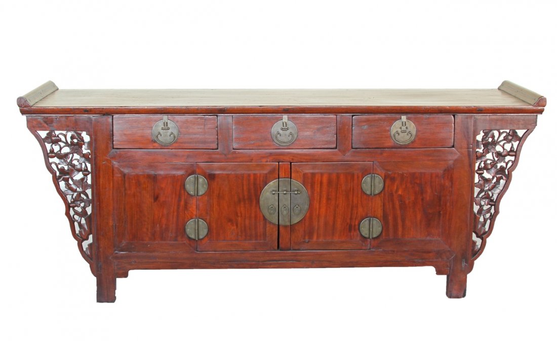 Chinese Hardwood Alter Table With Cabinets (1 of 10)