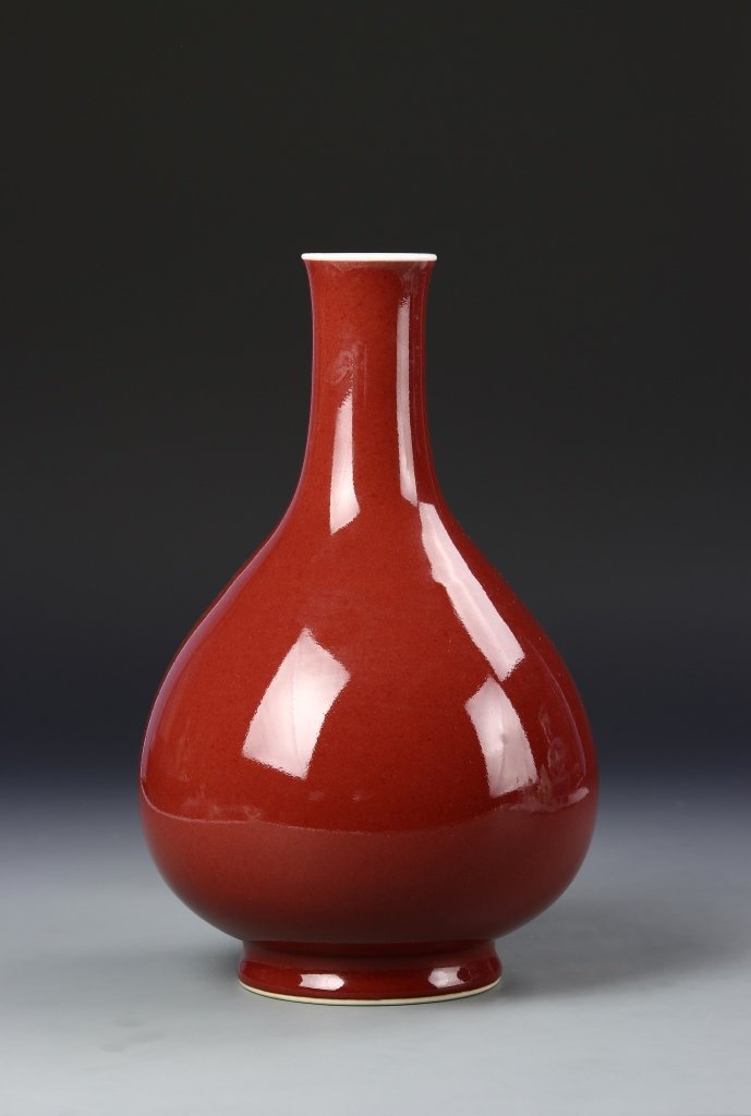 Chinese Oxblood Glazed Vase (1 of 6)