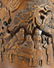Chinese Carved Box Wood Brush Pot - 2