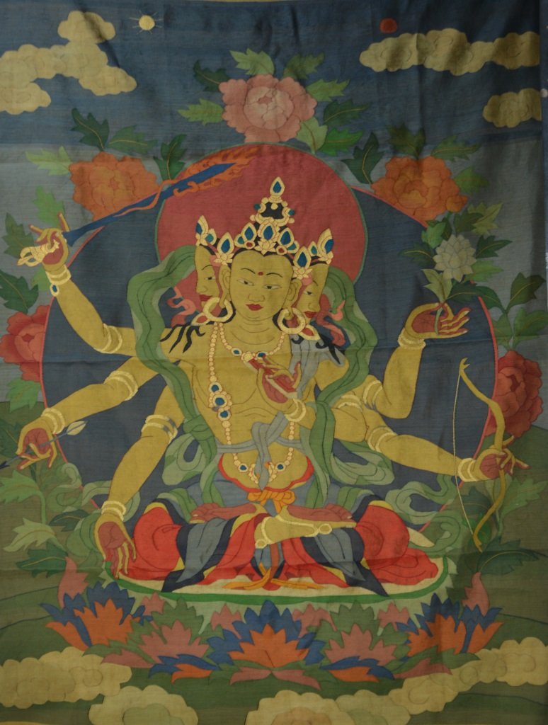 Tibetan Silk Kesi Embroidery Thangka (1 of 2)