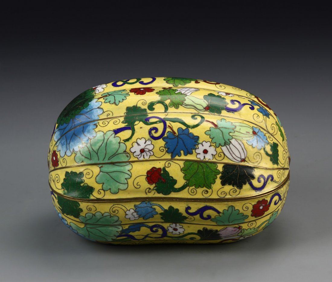 Chinese Cloisonne Box with Cover (1 of 6)