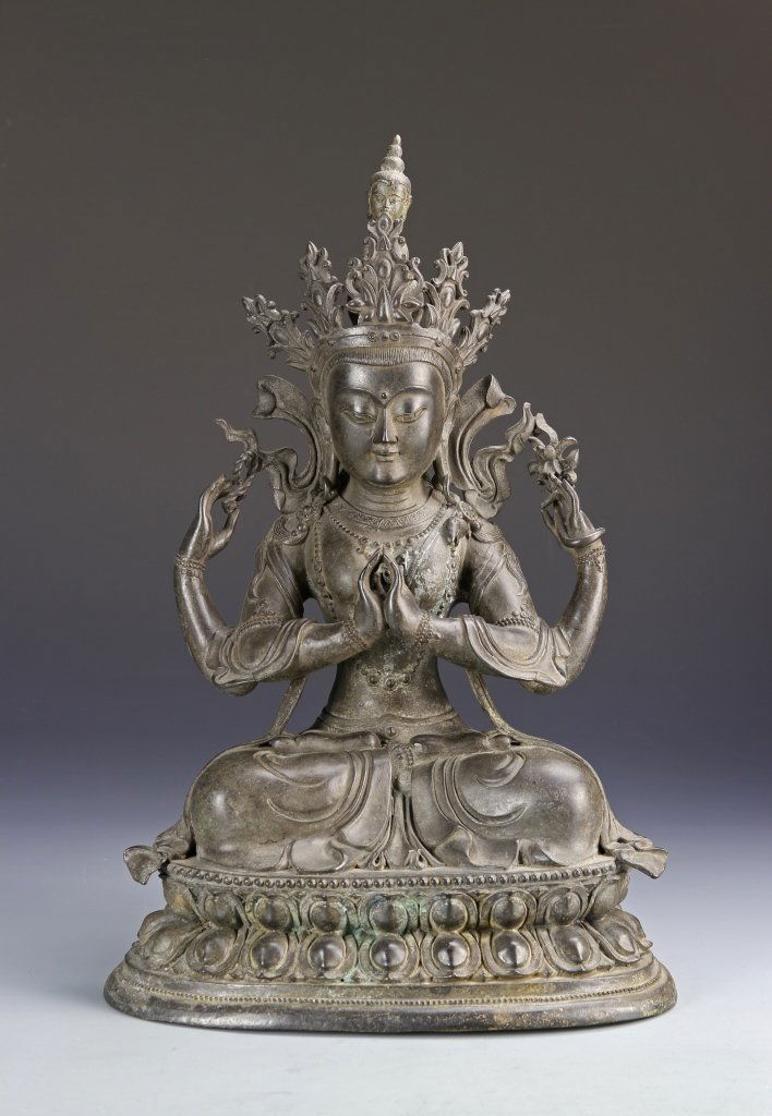 Chinese Bronze Buddha (1 of 4)