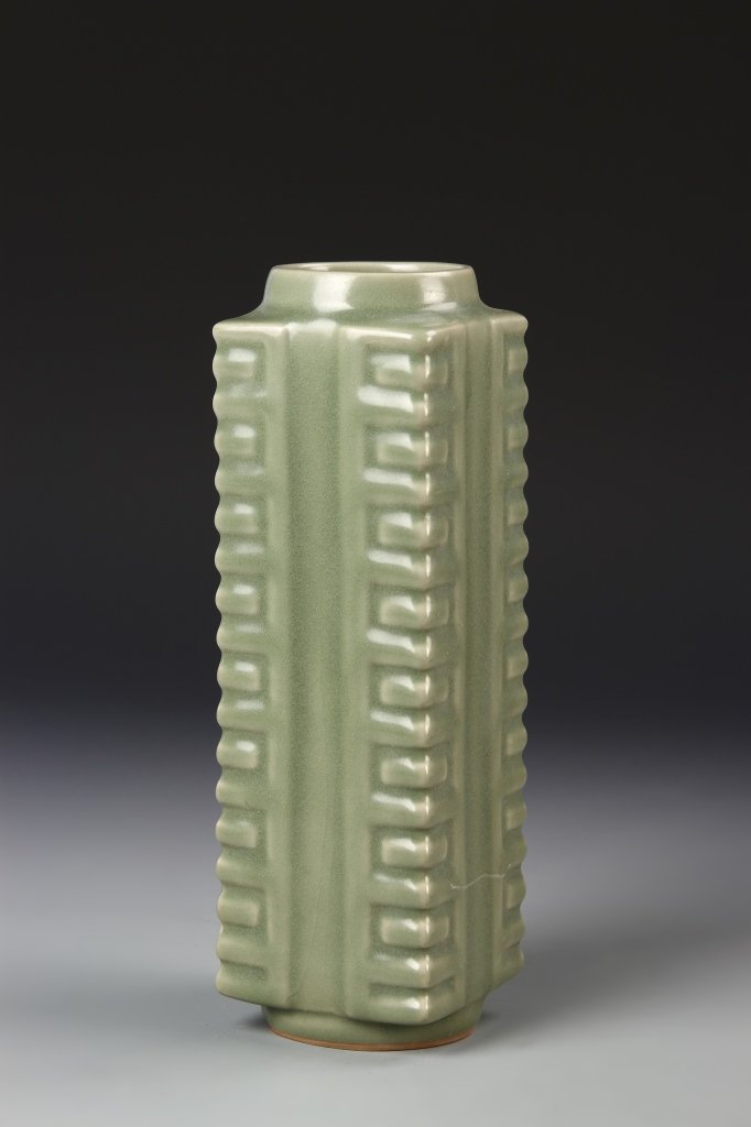 Chinese Green Glazed Cong Vase (1 of 5)