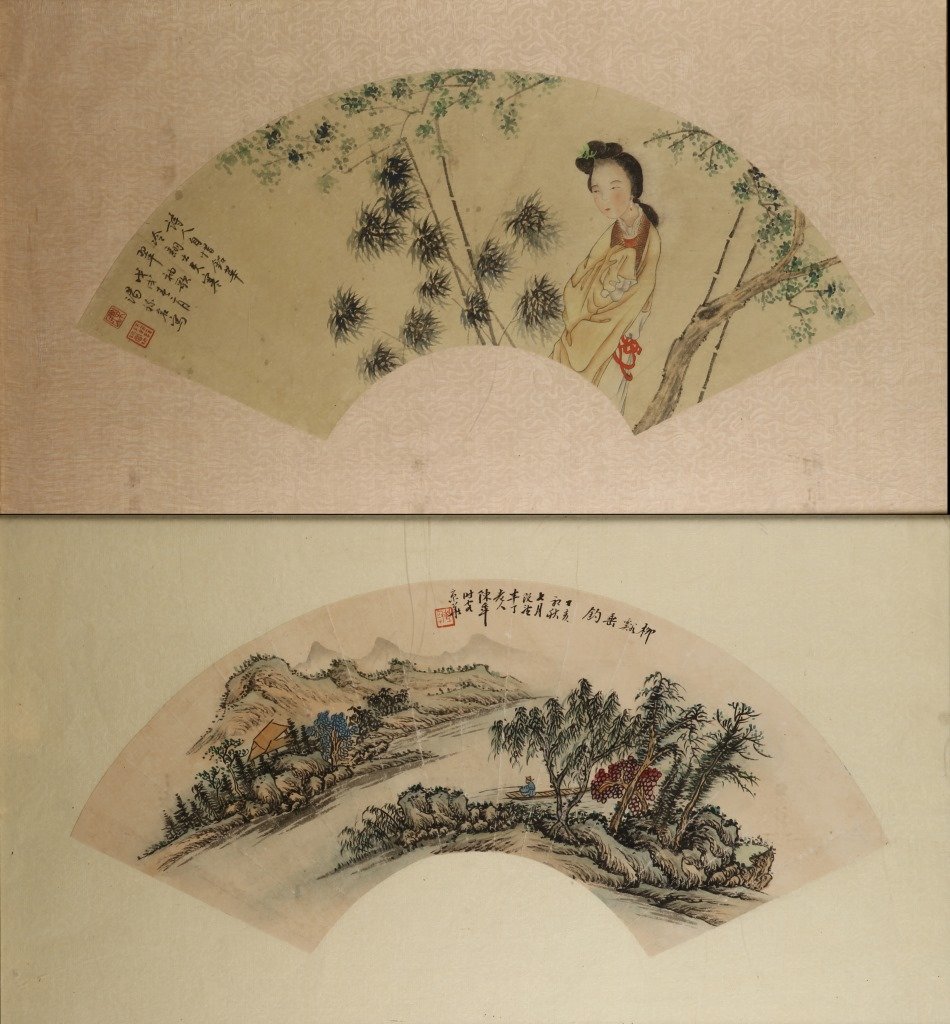 Two Chinese Framed Chinese Paintings (1 of 6)