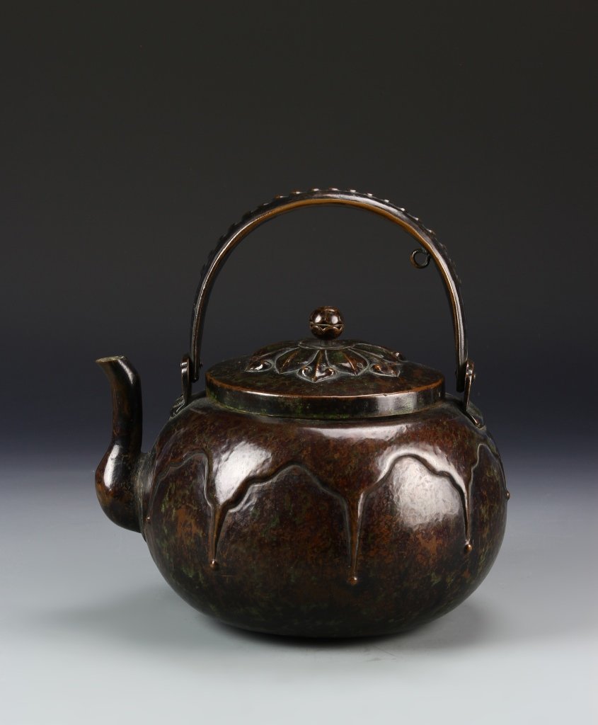 Chinese Bronze Teapot (1 of 4)