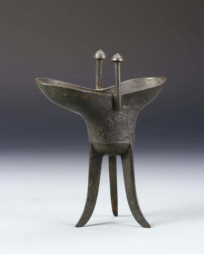 Chinese Antique Bronze Jue Vessel (1 of 5)