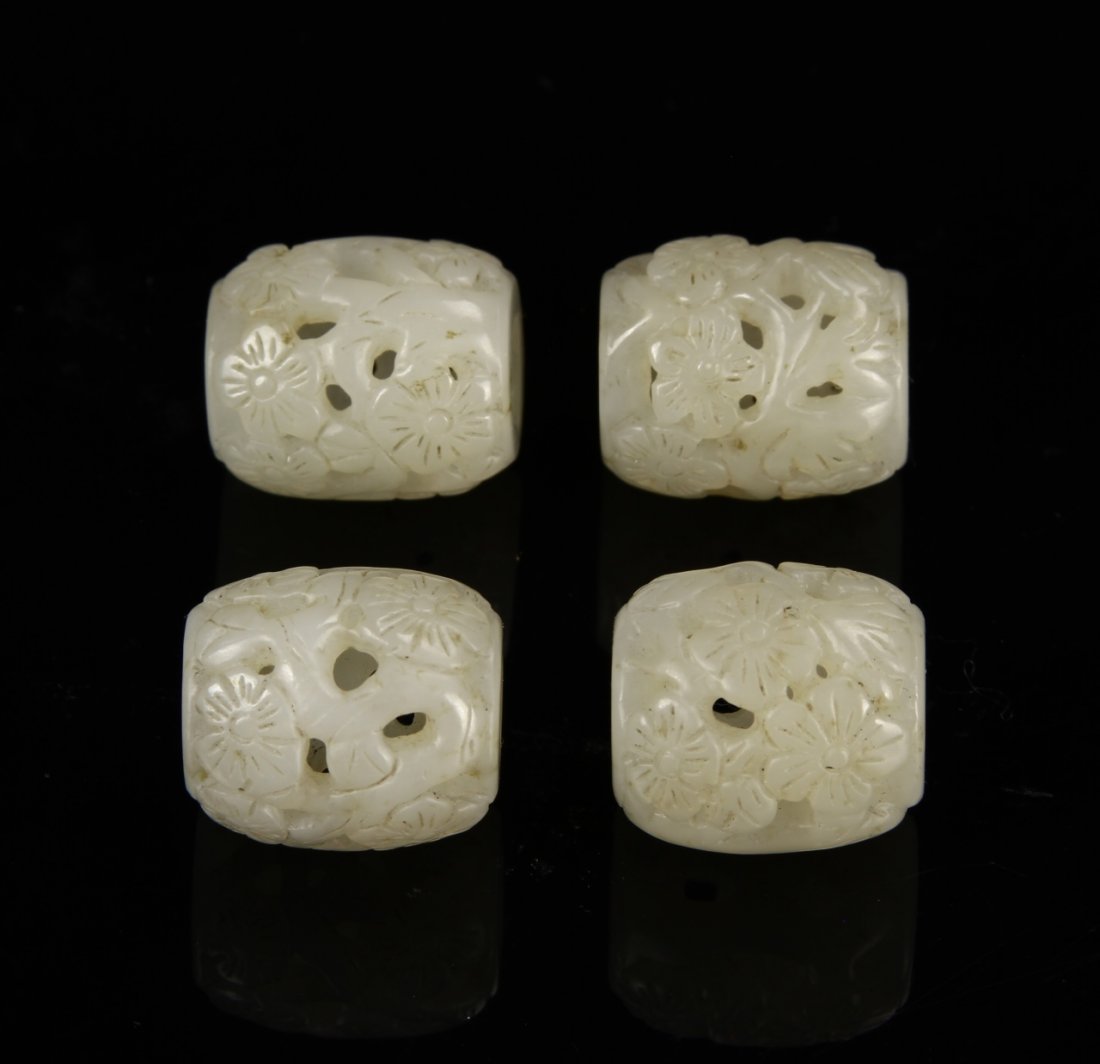 Four Chinese Jade Beads (1 of 2)
