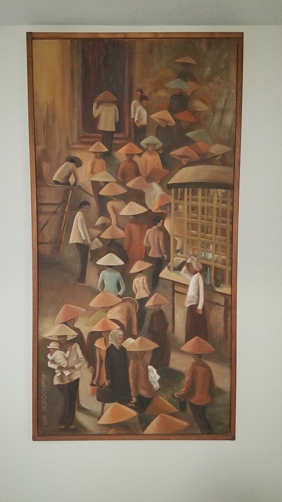 Framed Chinese Street Painting (1 of 6)