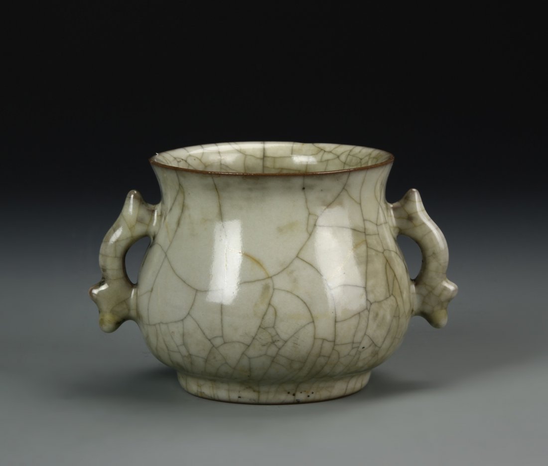 Chinese Crackle Glazed Censer (1 of 9)
