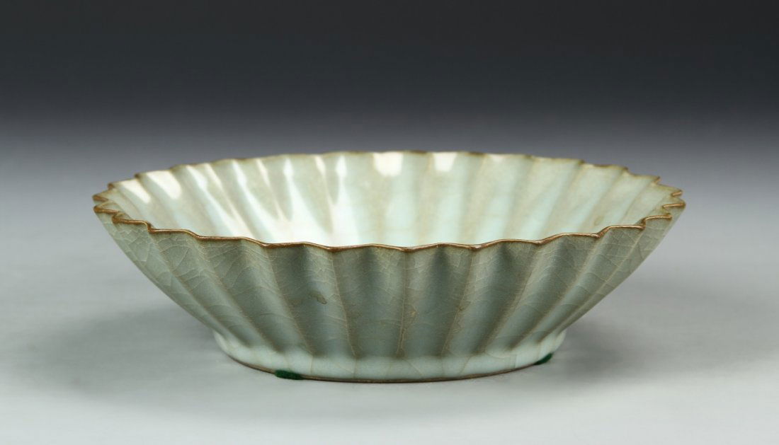 Longchuan Celadon Petal-Lobed Bowl (1 of 7)
