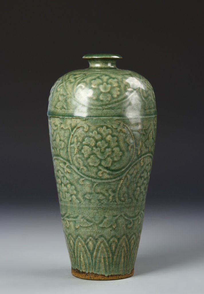 Chinese Brown Glazed Meiping Vase (1 of 5)