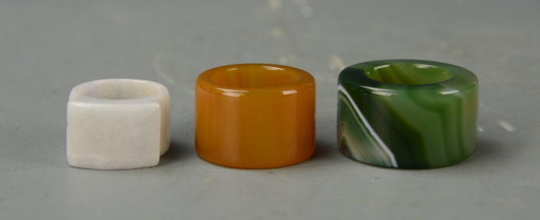 Three Chinese Thumb Rings (1 of 4)