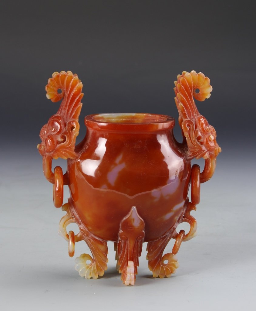 Chinese Agate Censer (1 of 4)