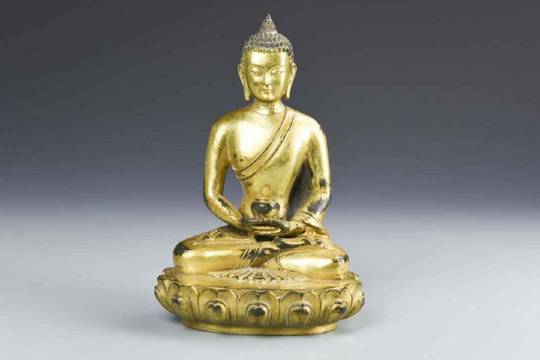 Chinese Gilt Buddha (1 of 6)