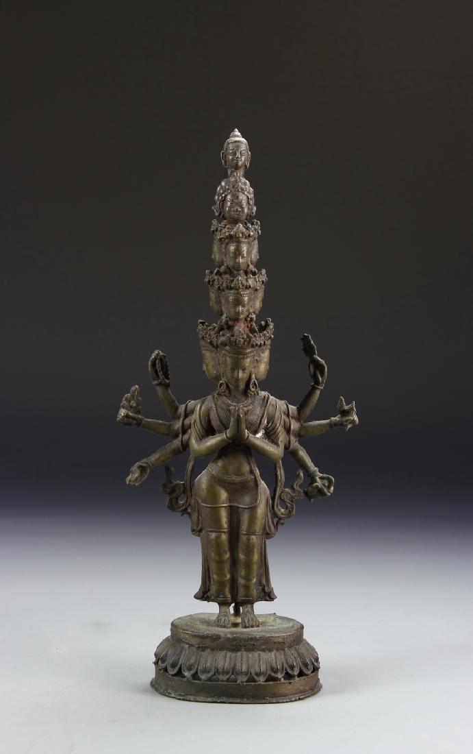 Chinese Bronze Buddha Towers (1 of 5)