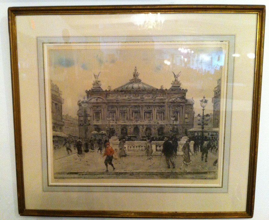 Print, Signed "Franz Charlet": Print, Signed "Franz Charlet" LISTED ARTIST. 16" width, 13" height.