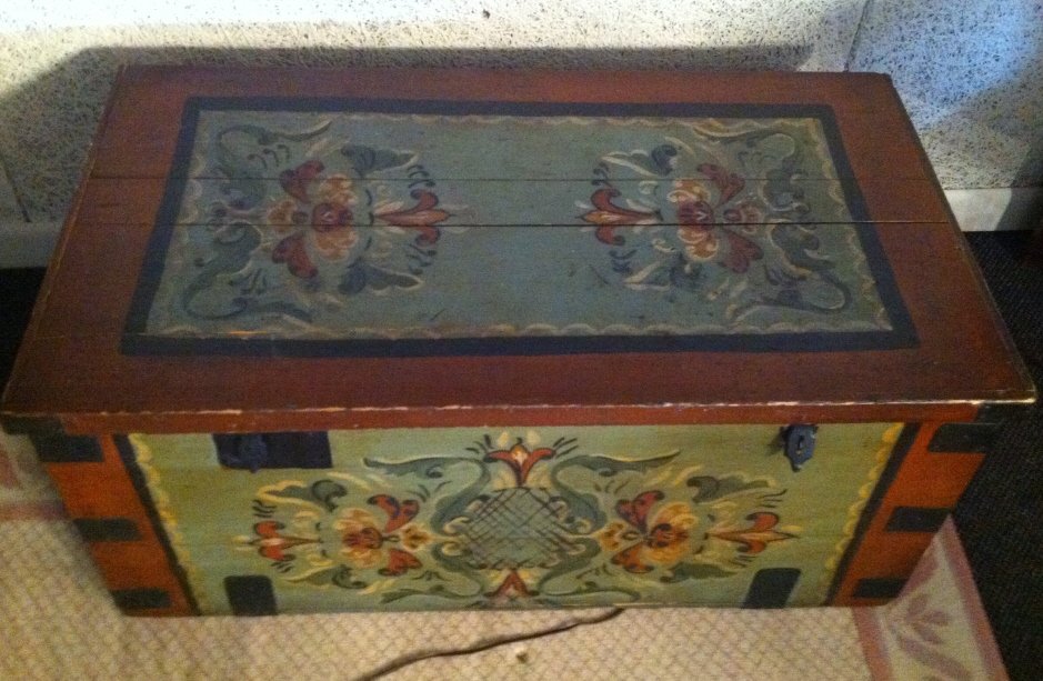Painted Pennsylvania Chest: Painted Pennsylvania Chest. Old. Paint and Patina are crisp.