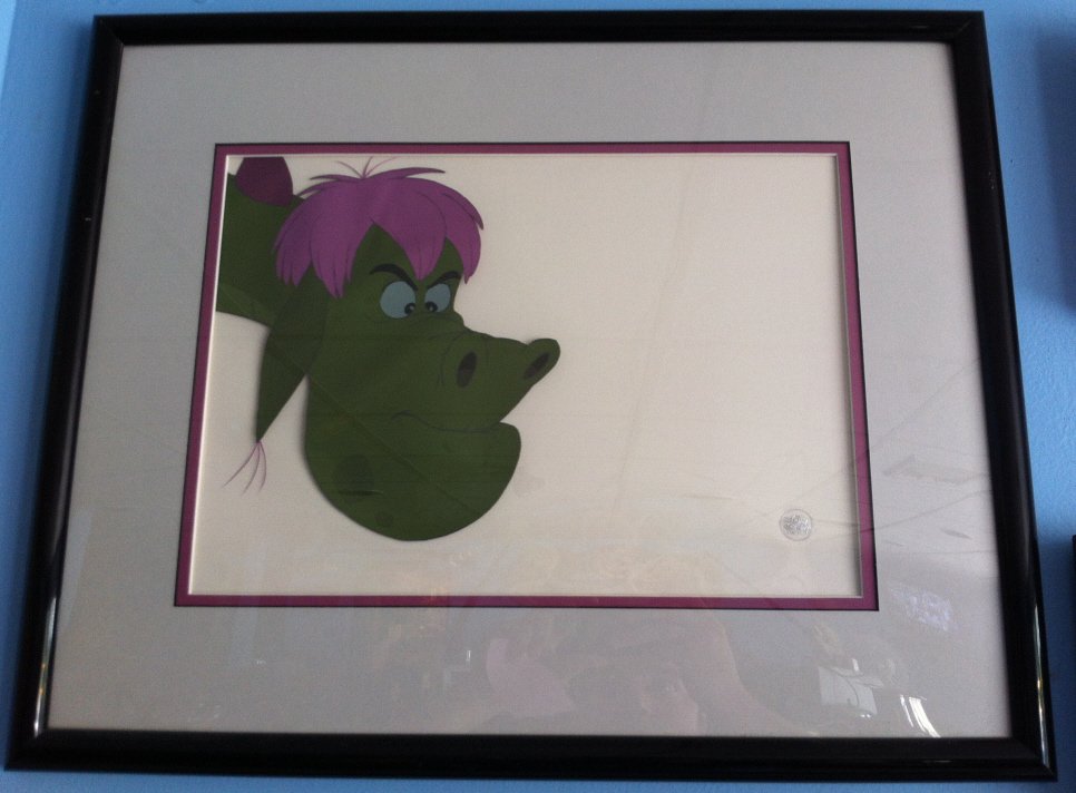 Disney Cell: Disney hand-painted cell, Pete the dragon.