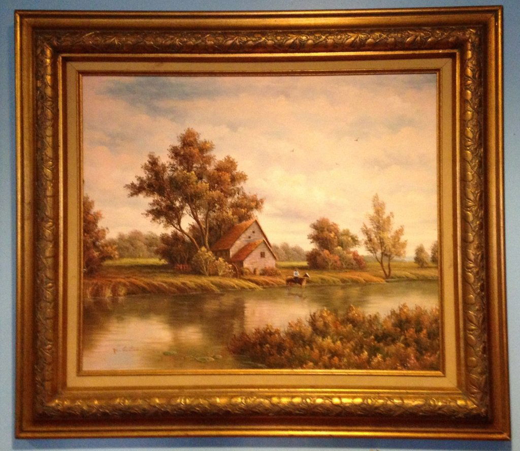Oil on Canvas Signed by P. Wilson Dec 15, 2013 The Gallery on