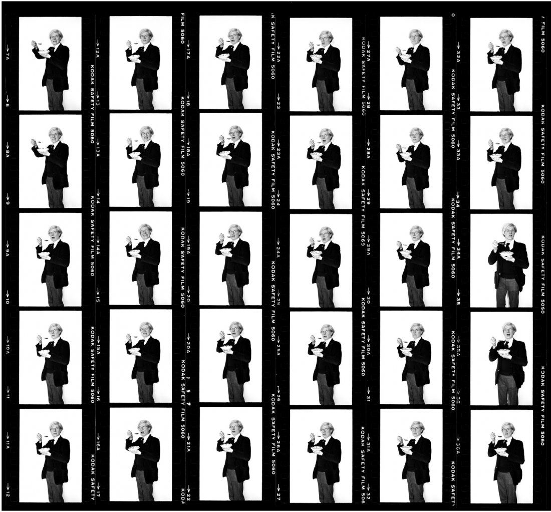 Bobby Grossman, "Andy Warhol, Cornflakes": Artist: Bobby Grossman Title: Andy Warhol, Cornflakes Year: 1978 Medium: Lambda Chromogenic Print Edition: 50 Signed: Hand signed in ink Dimensions: 41h x 44w in