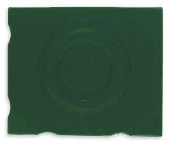 Robert Morris, "Untitled (From Castelli Ten)": Artist: Robert Morris Title: Untitled (From Castelli Ten) Year: 1967 Medium: Green Formed Plastic Edition: Edition Of 200 Dimensions: 23.25h x 19.25w x 0.67d in