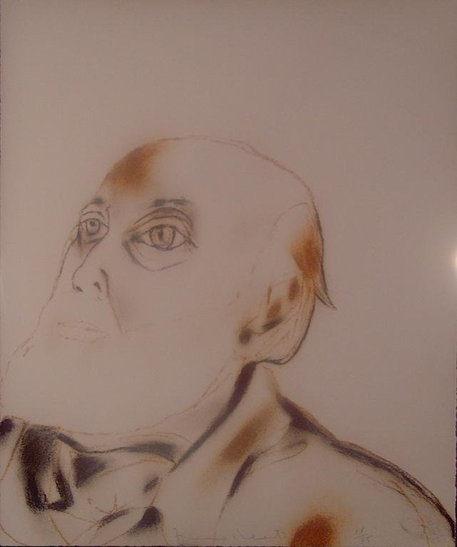 Francesco Clemente, "Untitled- from the Henry Geldzahl: Artist Name: Francesco Clemente Title: Untitled- from the Henry Geldzahler Portfolio Year: 1997 Edition: Edition Of 75 Medium: Ink Jet Print Dimensions: 12.5h x 10.25w in Signed: Sig