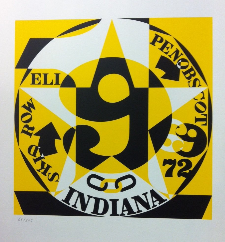 Robert Indiana, "Decade Autoportrait (from the American: Artist Name: Robert Indiana Title: Decade Autoportrait (from the American Dream Portfolio) Year: 1977-1997 Edition: Edition Of 395 Medium: Screenprint Dimensions: 22h x 17w x 0d in Signed