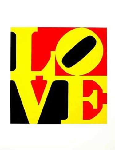 Robert Indiana, "Die Deutsch Liebe": Artist Name: Robert Indiana Title: Die Deutsch Liebe Year: 1997 Edition: Edition Of 395 Medium: Screenprint Dimensions: 22h x 17w x 0d in Signed: Unsigned