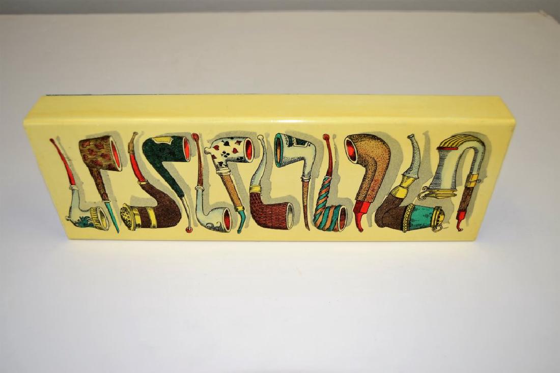 Fornasetti Box with Pipe Imagery (1 of 6)