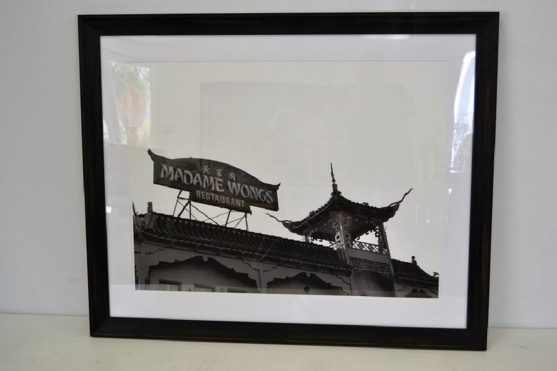 Large Framed Black & White Picture (1 of 3)