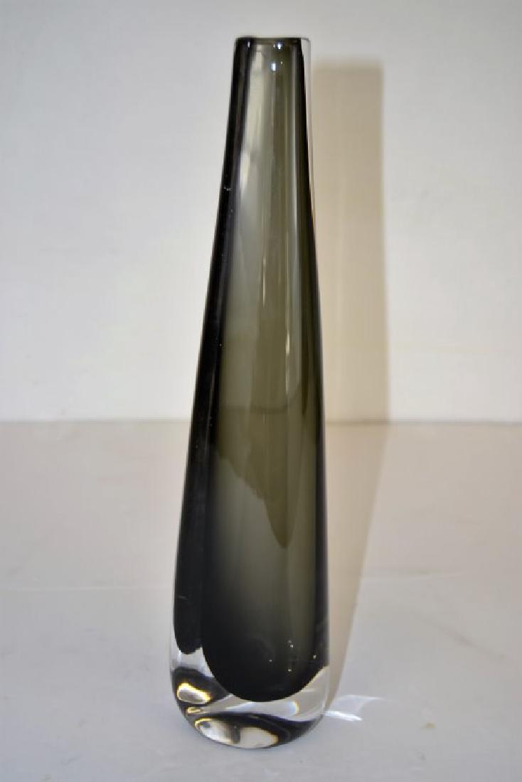 Orrefors Vase: 15 in H - 3.5 in X 2.5 in Base - 1 in Round top