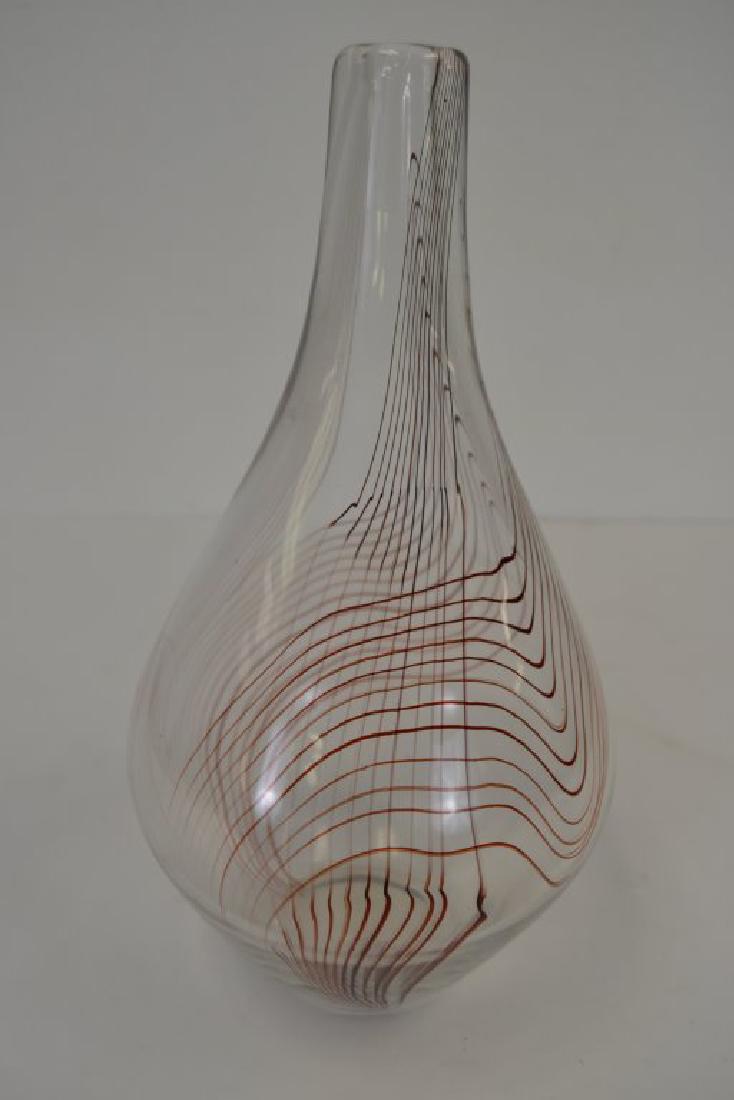 Vicke Lindstrand Vase with Label (1 of 5)