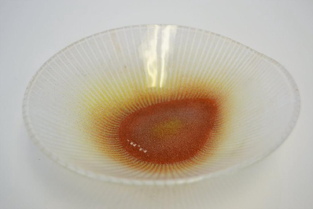 Maurice Heaton Glass Bowl Signed (1 of 3)